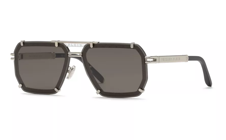 Philipp Plein SPP131 0K07 64 | Unisex Gri Güneş Gözlüğü